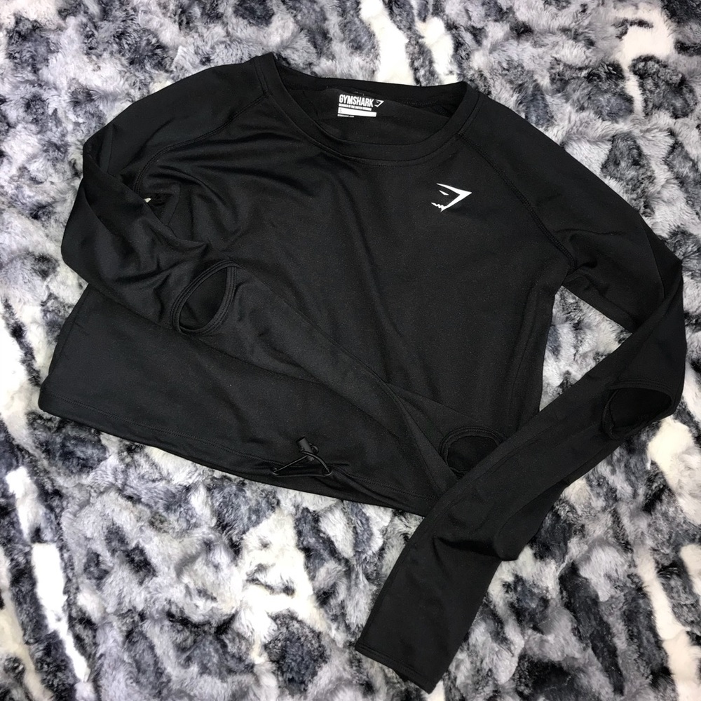 Gymshark Cropped Drawstring Long Sleeve